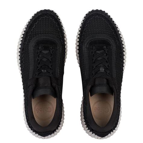 chloe black trainers|chloe trainers nama.